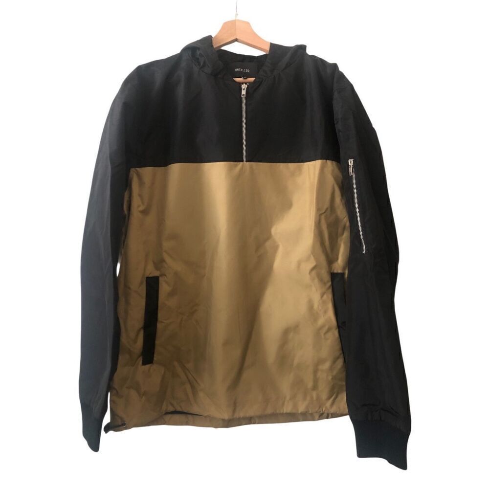 Uncvlizd Nylon Windbreaker Jacket men’s size XL